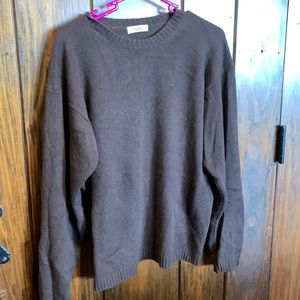 Cashmere sweater chocolate brown